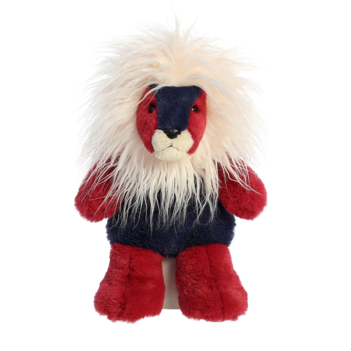 Aurora® Asha Lion™ Stuffed Animal - 12" Red Polyester - Luxurious Sensory Delight - Model 03530