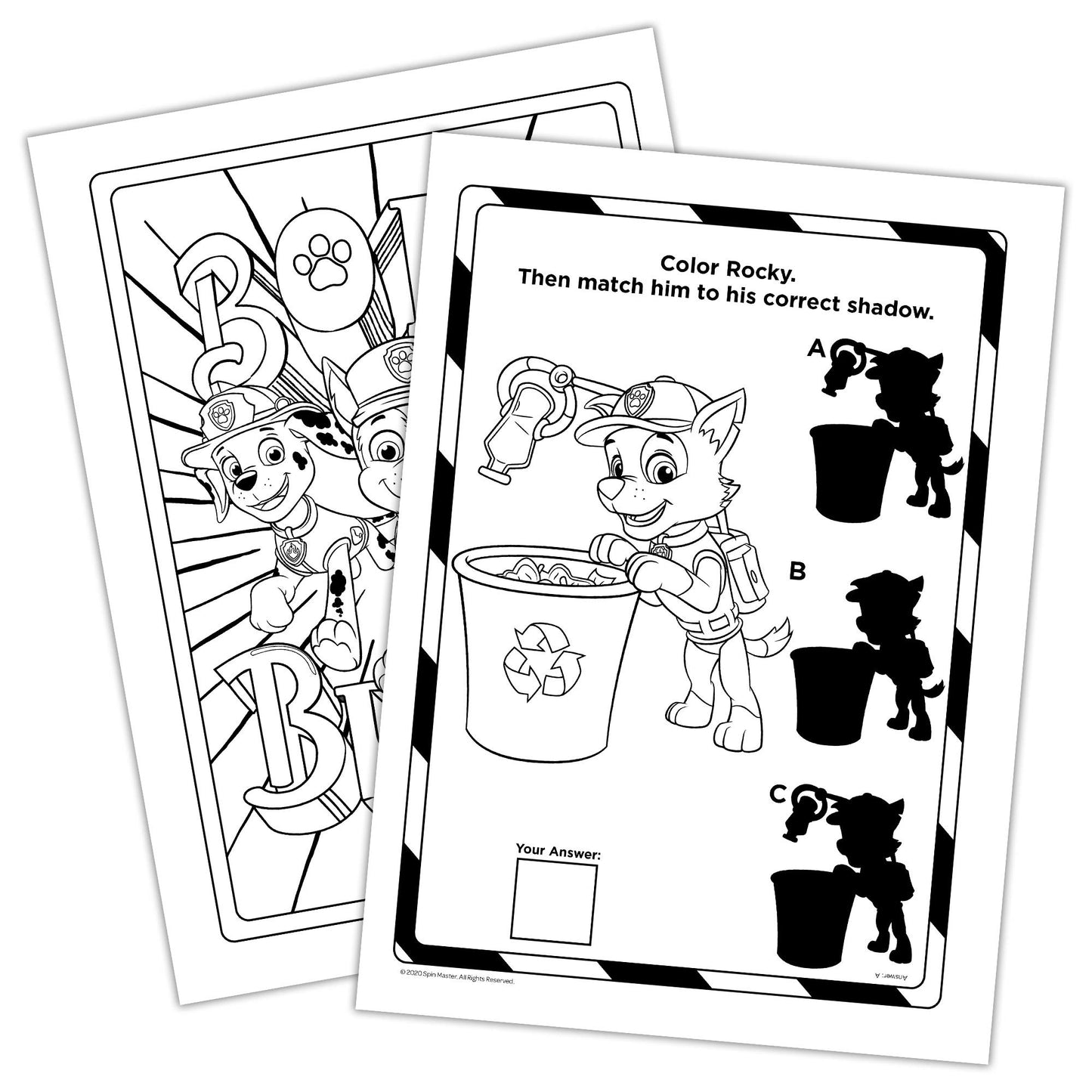 Bendon PAW Patrol Imagine Ink Coloring Book, 16 Pages, Mess Free, Small, Multicolor, Model 14081