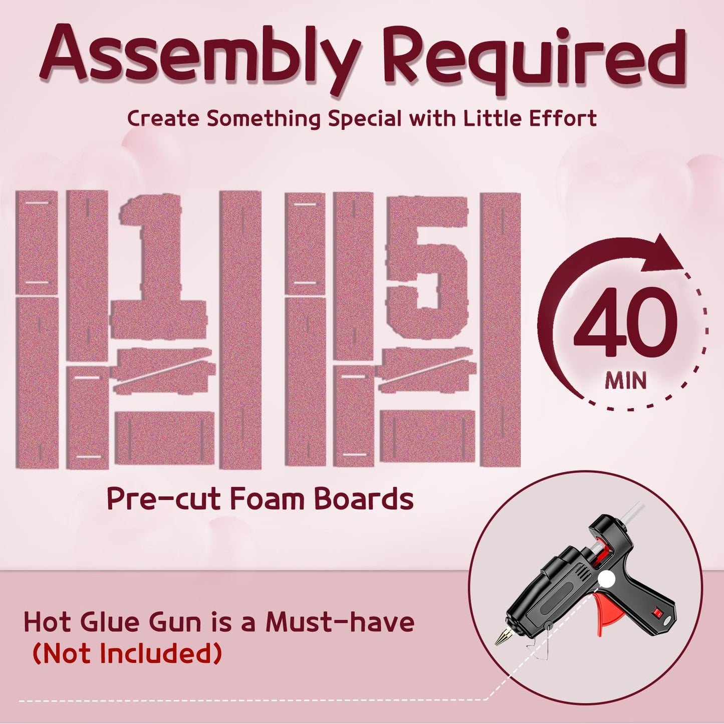 Marquee Numbers Pink 15Th-Birthday Decorations: Large 3Ft Light Up Number Rose Gold 15 Birthday Decoration For Boy Girl Fifteen