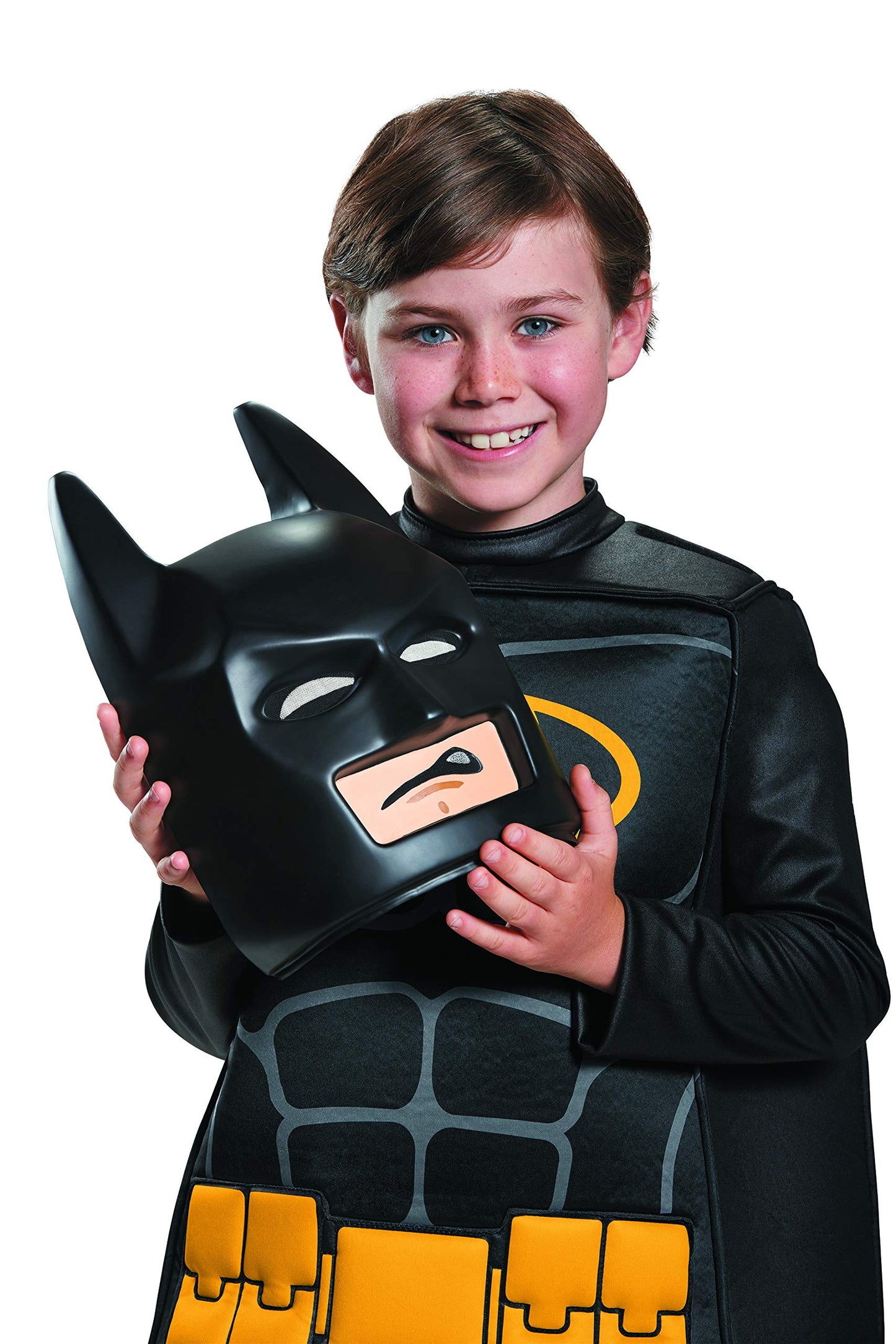 Batman Lego Movie Deluxe Costume, Black, Large (10-12)