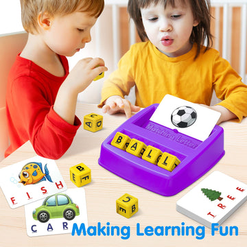 Hahagift Toddler Girl Toys Age 3 4 5 6 7,Matching Letter Game Preschool Learning Educational Toys For Kids 3-8 Year Old Boys Gir