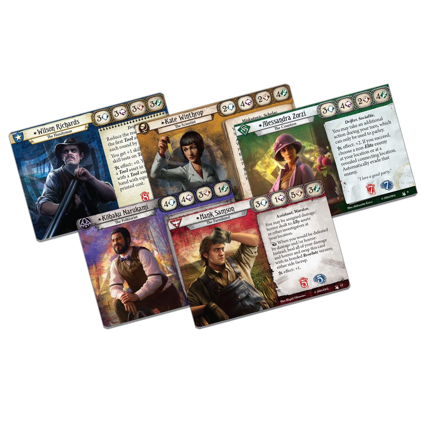 Arkham Horror The Card Game The Feast Of Hemlock Vale Investigator Expansion - Face Unknown Terrors! Lovecraftian Cooperative Lc