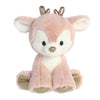 Aurora Festive Holiday Dashing Reindeer Stuffed Animal - Seasonal Cheer - Heartwarming Gifts - Rose Gold 13 Inches