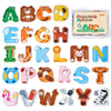 Joycat Wooden Thick Alphabet Magnets For Toddlers Fridge Large Size Cute Animal Colorful Abc Magnetic Letters 26 Uppercase Letters Educational Toy Set For Kids Toddlers Preschool Learning Spelling