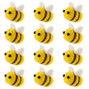 CINPIUK 12 Set Felt Bumble Bee Plush for Crafts, Small Wool Felt Party Favors, Bee Color