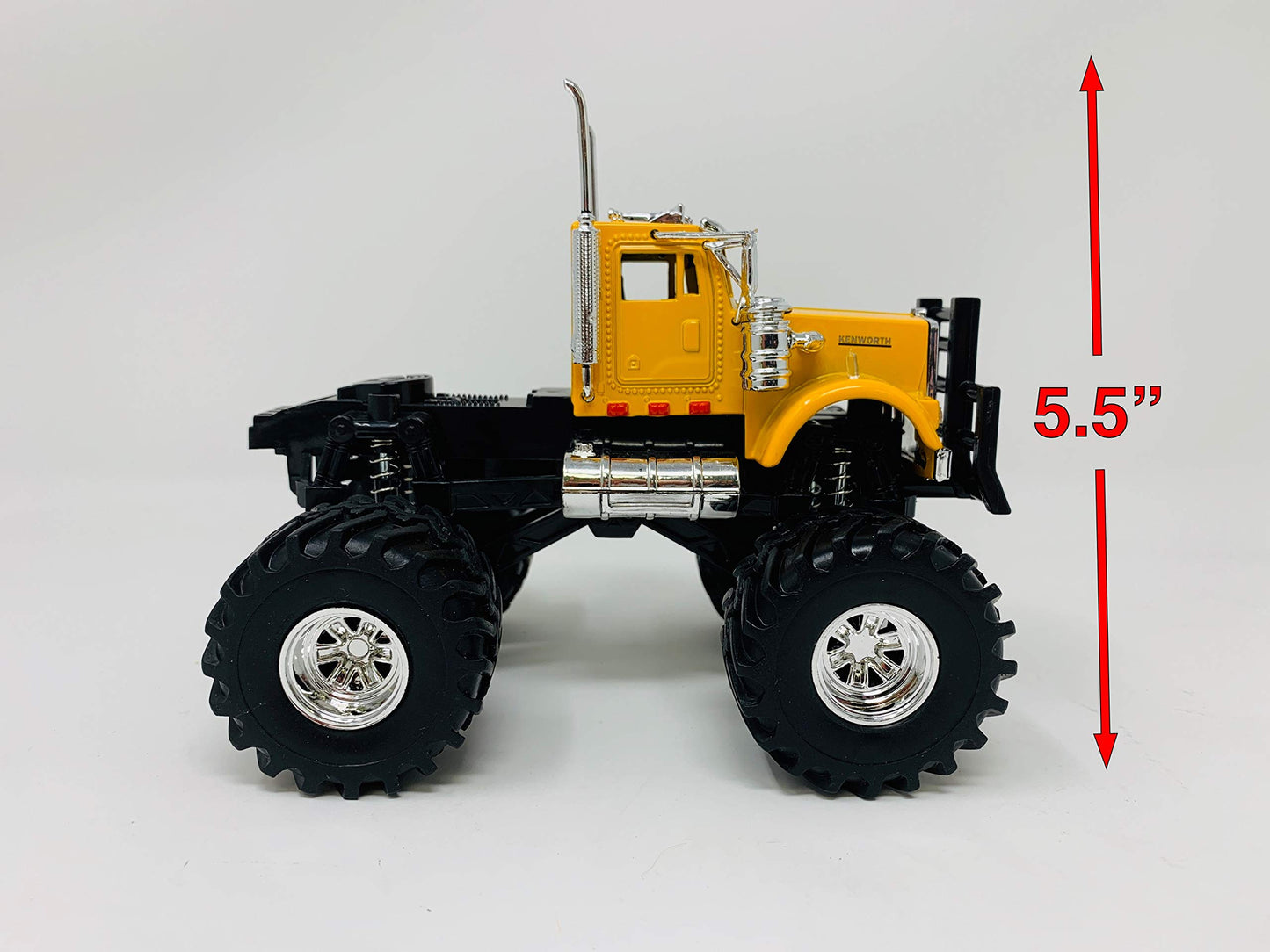 1:43 Scale Kenworth W900 Monster Truck W/ Suspension