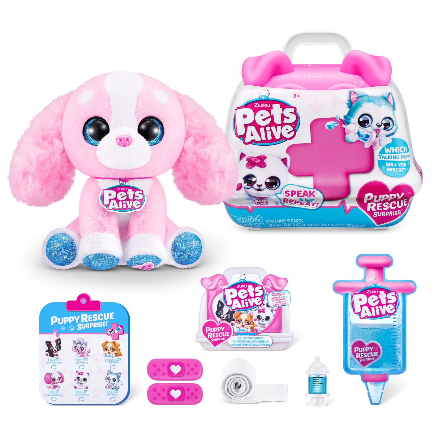 Pets Alive Cocker Spaniel Puppy Plush With Electronic Speak And Repeat