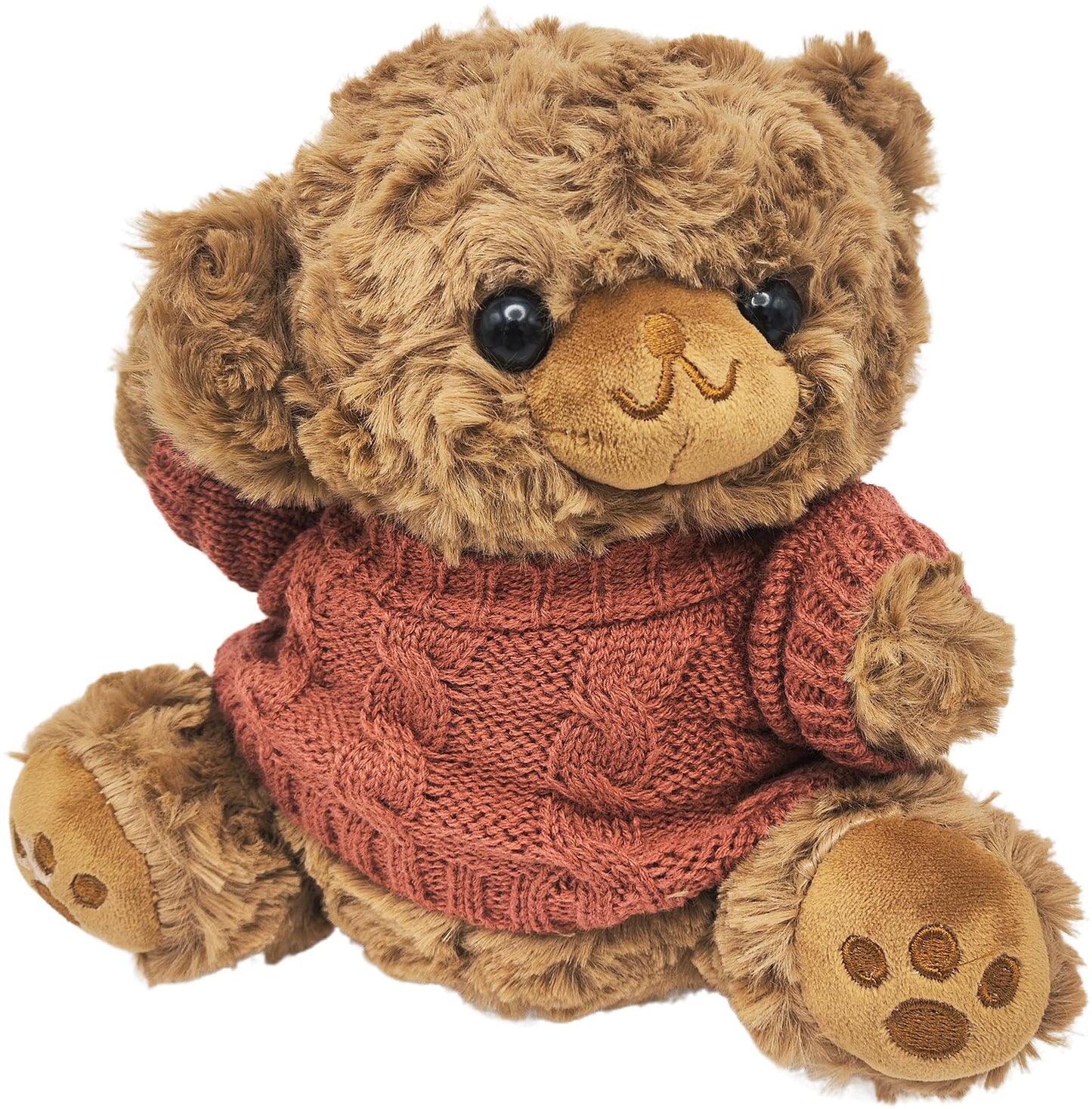 Gjlzfwbx Teddy Bear Plush Toy, 9 Inches Teddy Bear Stuffed Animal Christmas Birthday Valentine'S Day Gifts For Kids Girl Friends