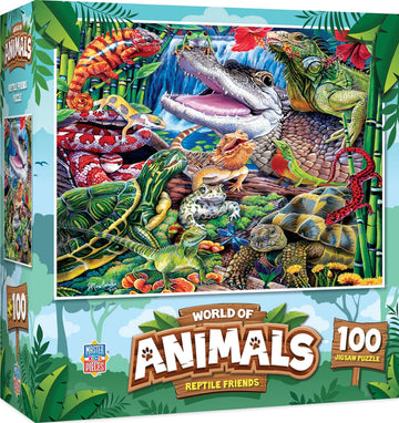 Reptile Friends 100 Pc