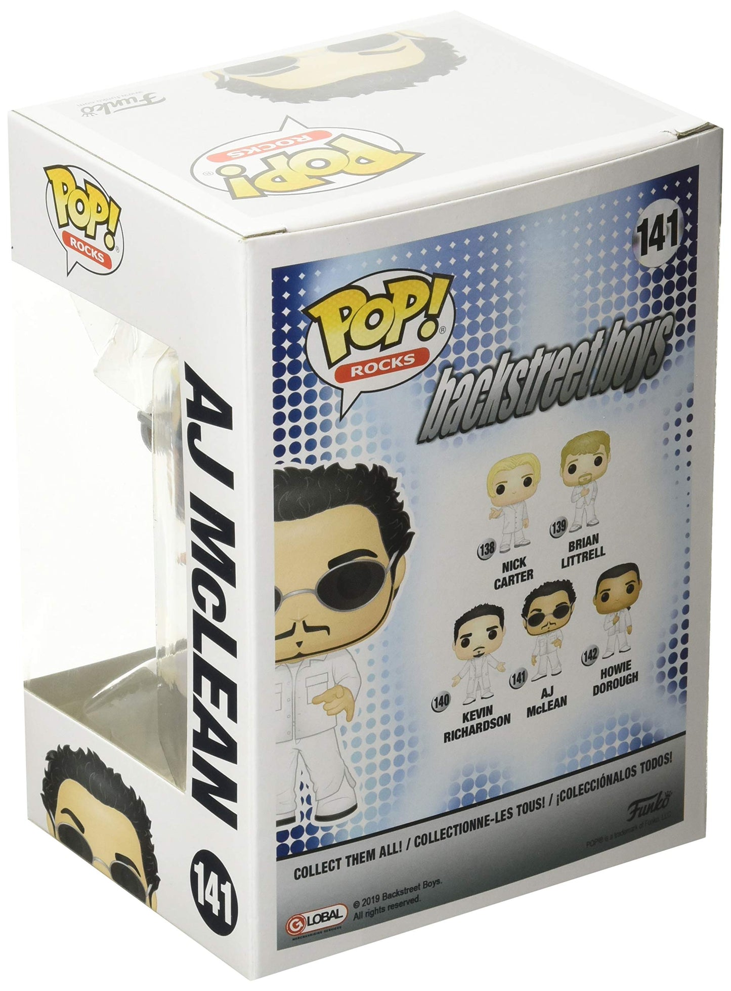 Funko Pop! Rocks: Backstreet Boys - Aj Mclean, Multicolor