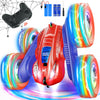 Spider RC Cars Double-Sided Driving 360 Flips Rotating 4WD with Lights for Kids Ages 4-7 8-12 Year Old, Remote Control Stunt Car