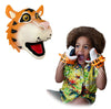 Snap Attack - Tiger From Deluxebase, Stretchy Hand Puppets With Movable Mouth For Kids, Interactive Animal Puppet Toy For Imagin