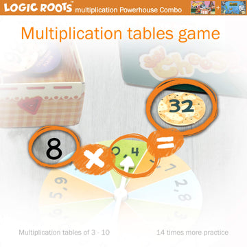 Logic Roots 2 Math Multiplication Games For Kids | Learn Times Tables The Fun Way With Say Cheese Café And Monster Sock Factory | Educational Games For Kids 8-12 Year Olds