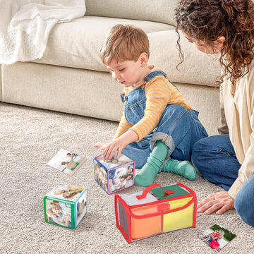 Godery Diy Education Playing Game Dice, Pocket Cubes For Teaching (Set Of 2)