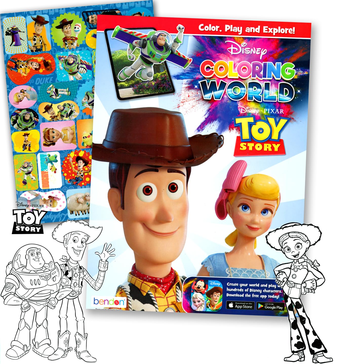 Disney Classics Coloring Book Set for Kids - Bulk Activity Coloring Books Includes Mickey Mouse, Minnie, Princess Featuring Acti