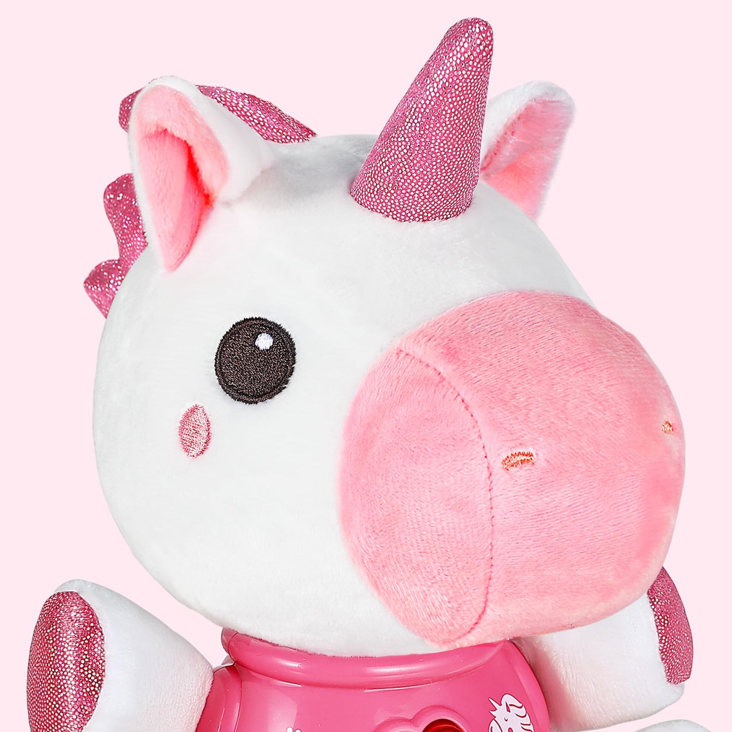 Iplay, Ilearn Baby Unicorn Musical Toys, Newborn Girls Gift, Soft Plush Stuffed Animal, Infant Light Music Time, 1St Easter Basket Birthday Shower Stuffers For 0 1 2 3 6 9 12 18 Month 1-3 Yrs Toddlers
