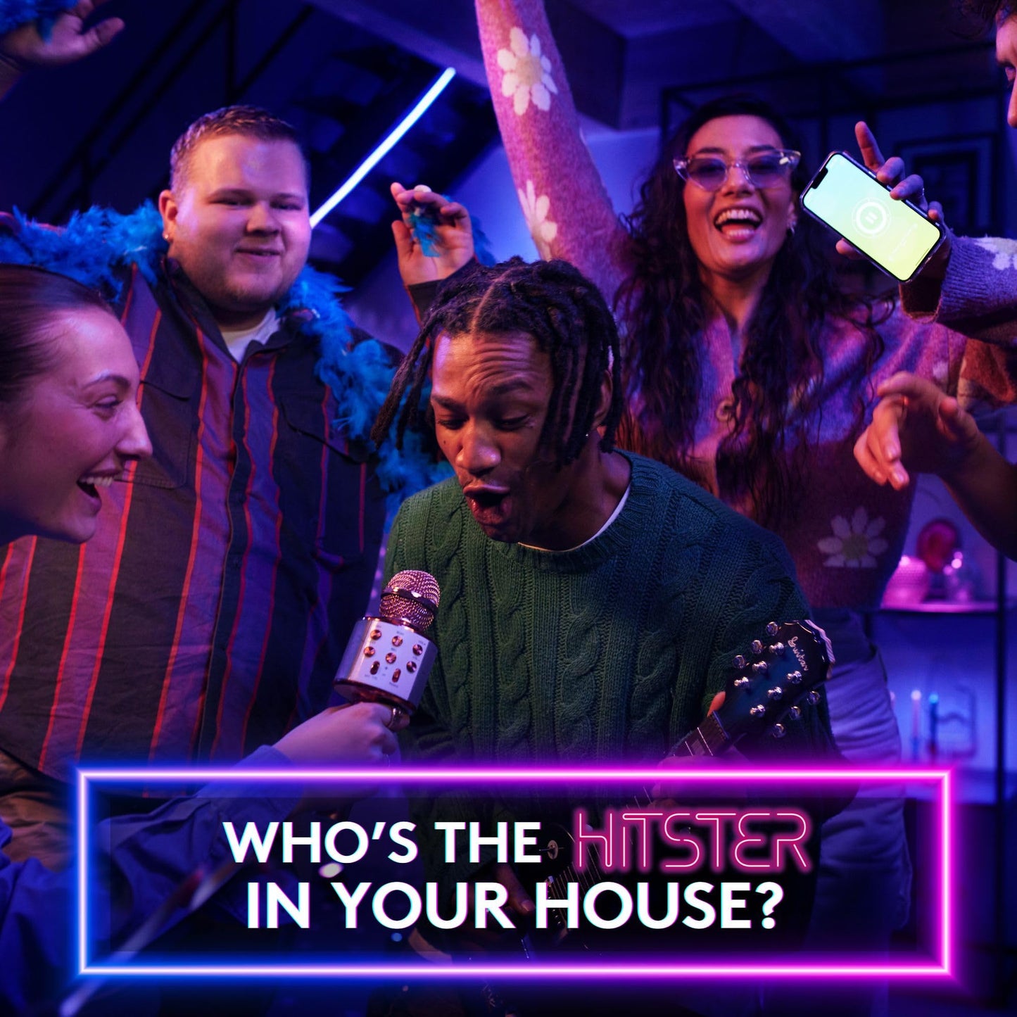 Hitster - The Music Party Board Game Card Game Fun Music Quiz Game 2-10 Players - 300+ Iconic Music Hits - Great for Game Nights Date Nights Parties mature-themed and Family Games - Jumbo (UK Edition)