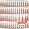 4P Rose Gold Foil Fringe Tassel Banner Garland Metallic Tinsel Streamers Wall Hanging Curtain Backdrop Banner for Parade Floats,
