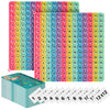 Ak-Ship Multiplication Game Table And Addition Numbers Flash Cards Doubled Side Macaron Pop Fidget Math Toys, Create Various Mat
