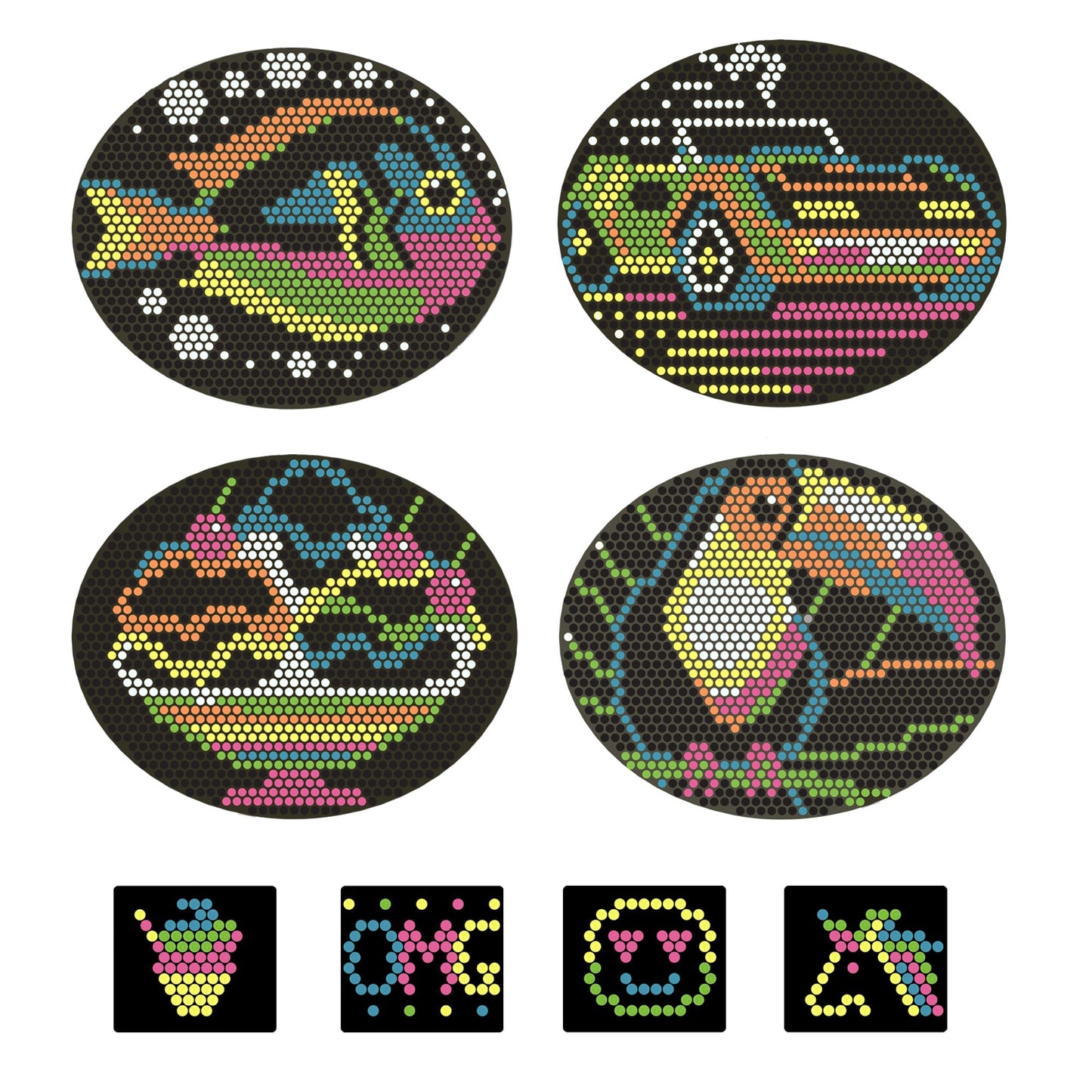 Lite Brite Hd Template And Peg Refill Set Plus Storage, 360 Mini-Pegs And 8 Templates
