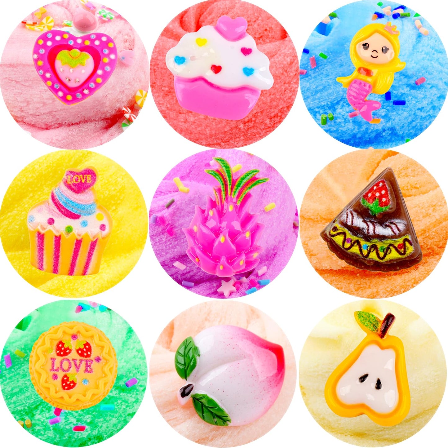 10 Pack Cloud Slime Kit, Diy Cloud Slime For Girls And Boys, Stress Relief Toy For Kids Party, Surprise Slime Making Kit, Kids Birthday Party Favors Gifts Ideas