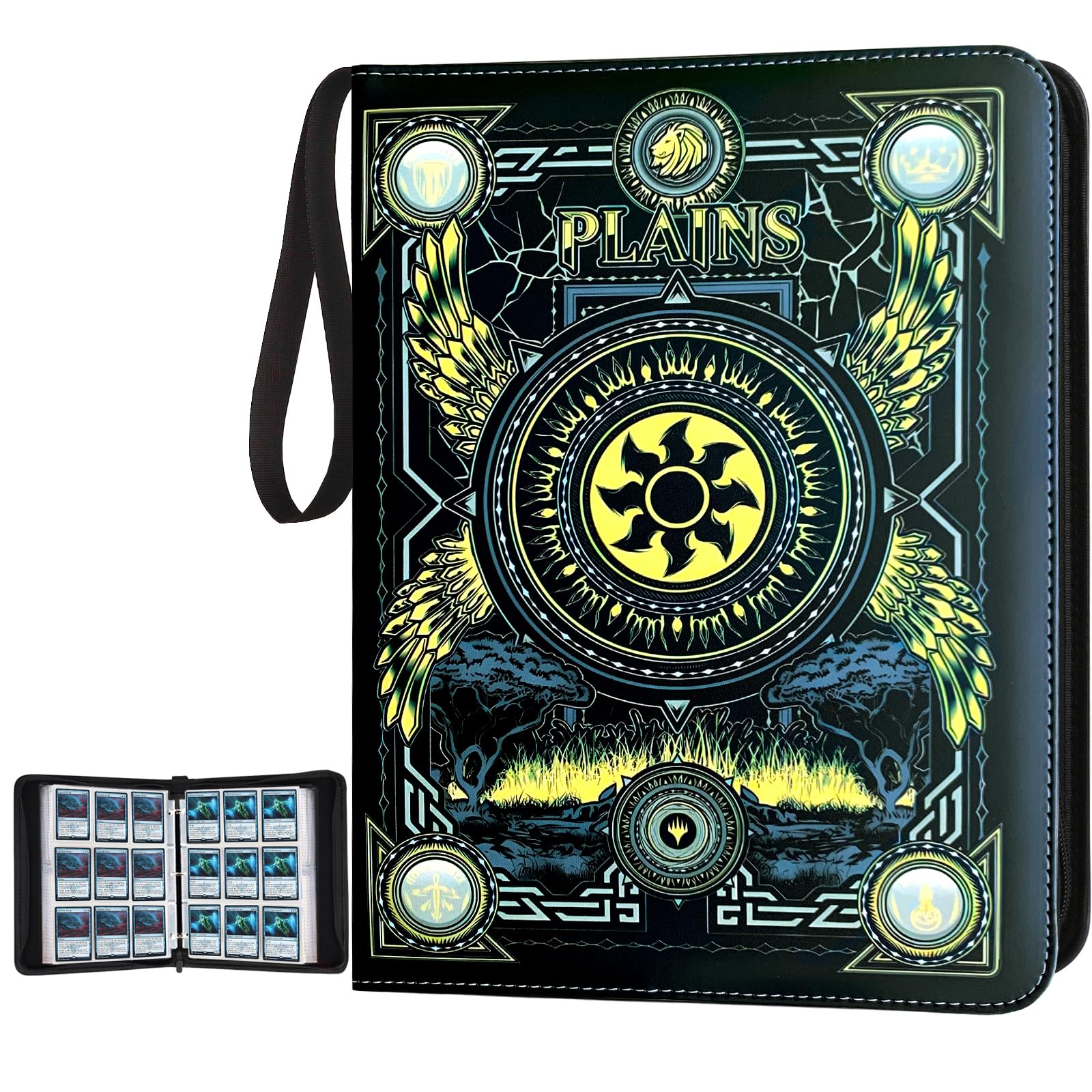 mtg cards that give creatures hexproof MTGPRO Trading Card Binder 9 Pocket Card Binder with Sleeves 720 Doubl –  Toytooth