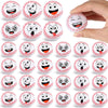 Arrowbash 24 Pcs Mini Face Baseball Stress Balls For Boys Girls Fidget Toys Bulk Foam Balls For Stress And Anxiety Relief Balls