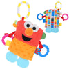 Kids Preferred Sesame Street Elmo Tug & Tag Plush Sensory Toy For Newborns