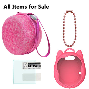Xegimor Silicone Cover And Carrying Case For Tamagotchi Uni Interactive Virtual Pet, Screen Protector For Tamagotchi Uni Digital