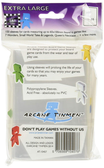 Arcane Tinman Sleeves: Board Game, X-Large