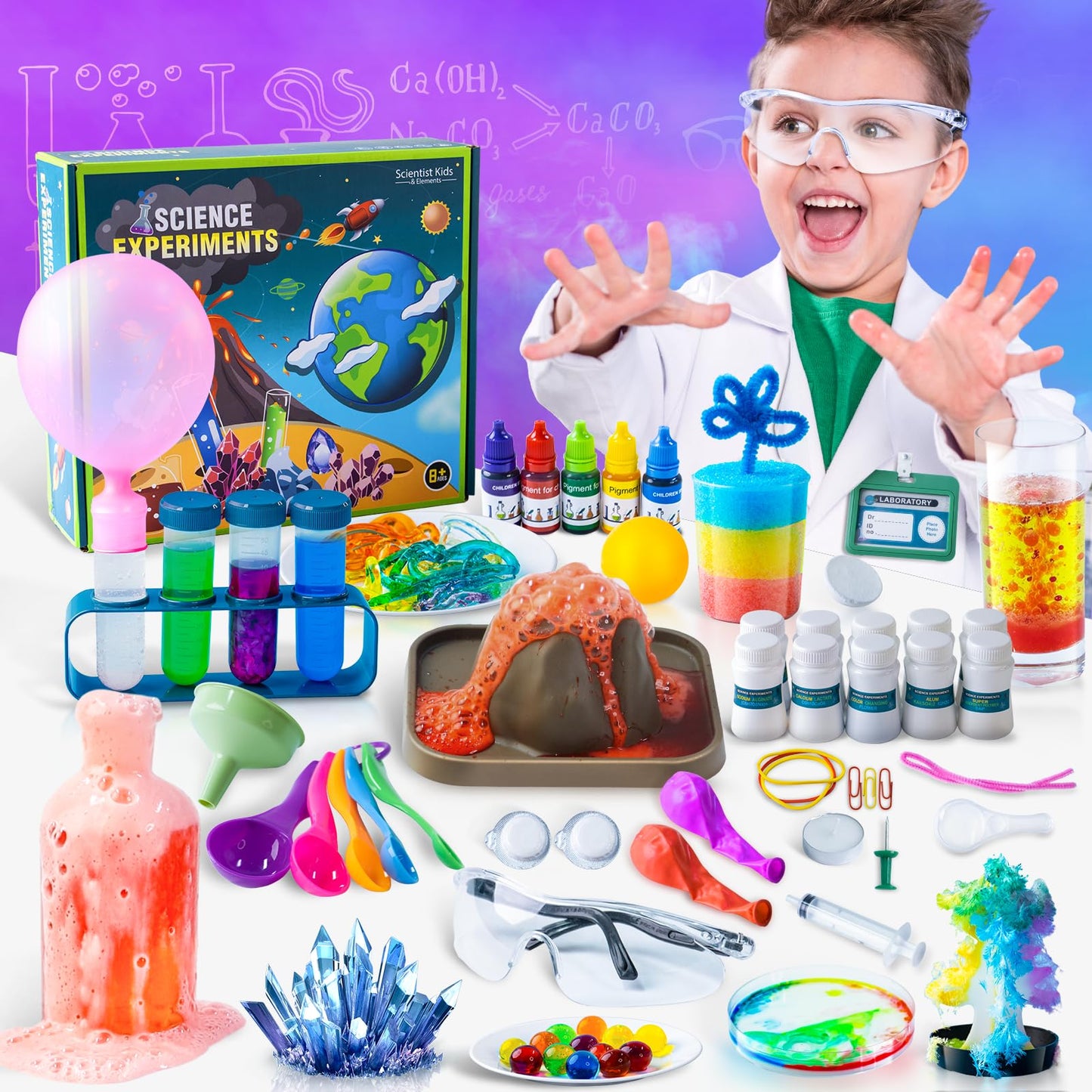 Science Kits For Kids - 70 Experiments Science Kit For Kids Age 6-12 Year Old, Stem Educational Science Toys Gifts For Girls Boy