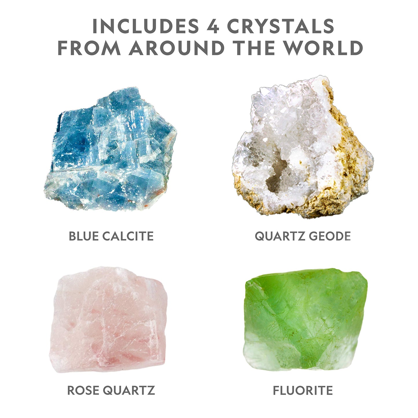 National Geographic Mega Crystal Growing Kit For Kids- Grow 6 Crystals With Light-Up Stand, Science Gifts For Kids 8-12, Crystal Making Experiment, Science Kit For Girls And Boys (Amazon Exclusive)