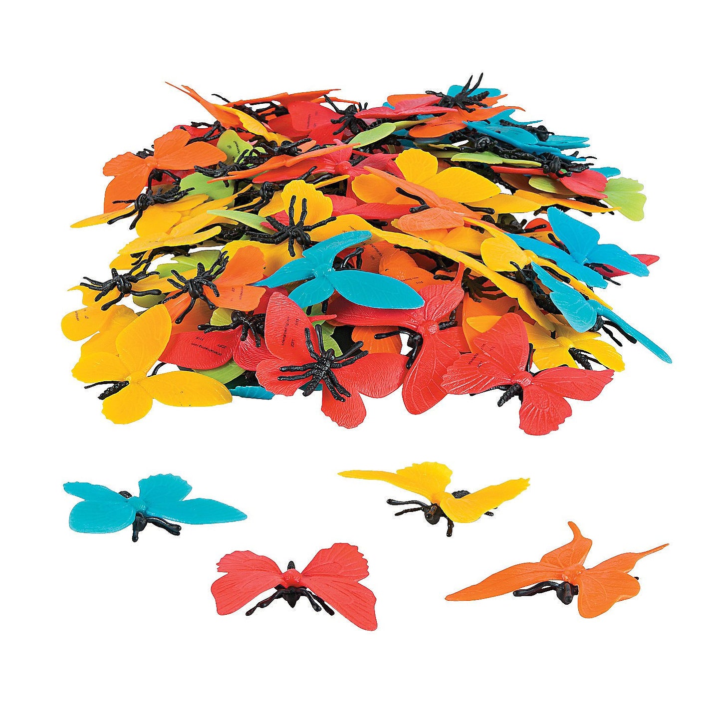 Colorful Butterfly Counters - 100 Pieces - Educational And Learning Activities For Kids