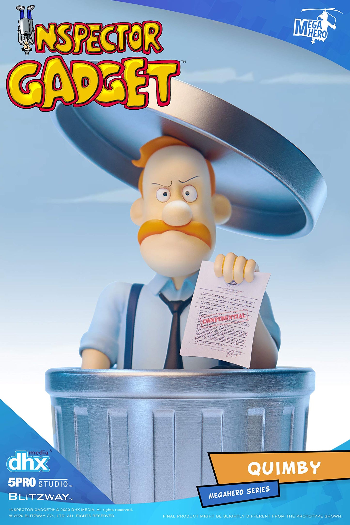 Blitzway - Inspector Gadget - Quimby, 5Pro Studio Megahero Series , Aqua