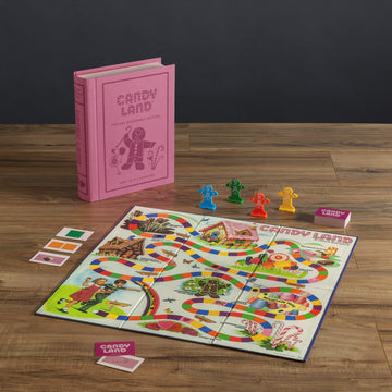 WS Game Company Candy Land Vintage Bookshelf Edition Board Game, Multi, For 2-4 Players, Model 40411, Linen Material