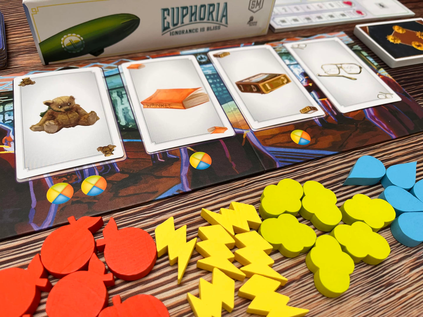 Stonemaier Games: Euphoria: Ignorance is Bliss Expansion | Add to Euphoria: Build a Better Dystopia (Base Game) | New Solo Mode,