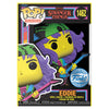 Funko Pop! Stranger Things Eddie With Guitar Blacklight Vinyl Figure #1462 - Entertainment Earth Exclusive