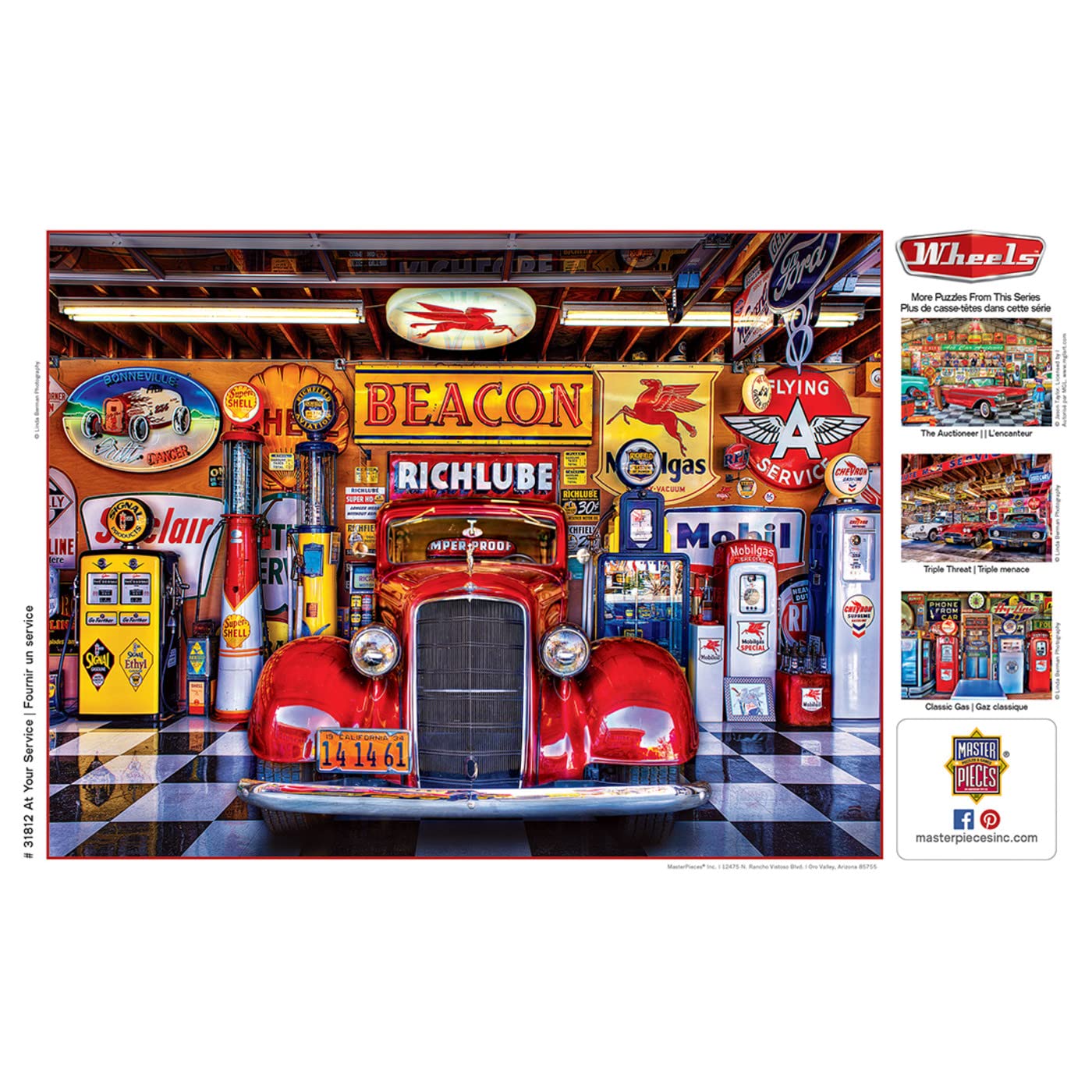 Masterpieces 750 Piece Jigsaw Puzzle For Adults, Family, Or Kids - At Your Service - 18'X24'