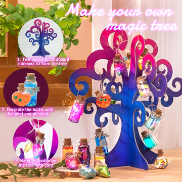 Potion Kits For Kids, 20 Potion Bottles Magic Set, Diy Creative Christmas Decorations Birthday Gifts Craft Kit For Girls And Boy