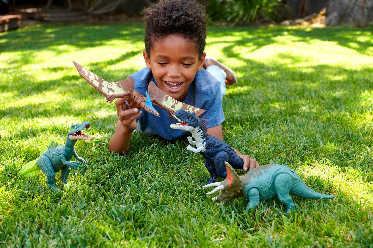 Mattel Jurassic World Dominion Roar Strikers Pternanodon Dinosaur Toy With Flying Bite Attack & Sound, Plus Downloadable App & Ar