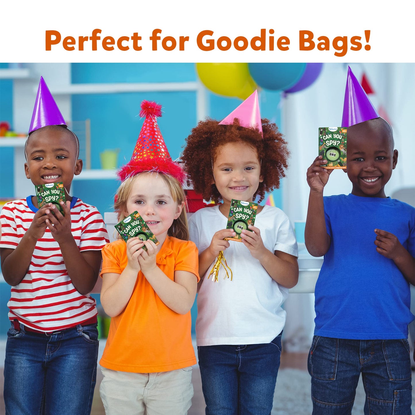 Skillmatics Party Favors (Pack Of 15) - Can You Spy Animals Cards Set, Goodie Bag For Kids, Play Search & Find Educational Games, Gifts For Girls, Boys Ages 4, 5, 6, 7