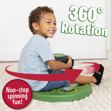John Deere Twist-N-Twirl Spinning Activity Toy for Toddlers - Balance and Coordination Ages 18 Months+