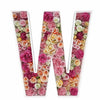 JW Passion 2FT Mosaic Balloon Frame - Fillable Letter W Kit for Birthday Party & Wedding Decor, Premium Foam Material