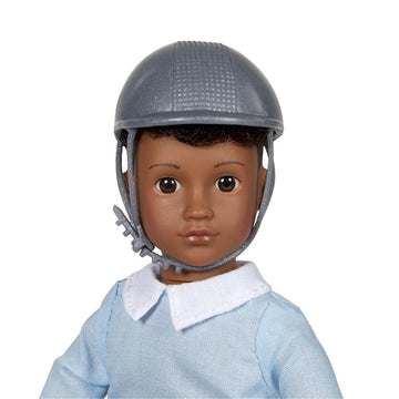 Lori Mini Boy Doll & Black Pinto Horse Playset – 6-inch, Multicolor, Includes Clothes & Accessories, Model LO31236Z, Ages 3+