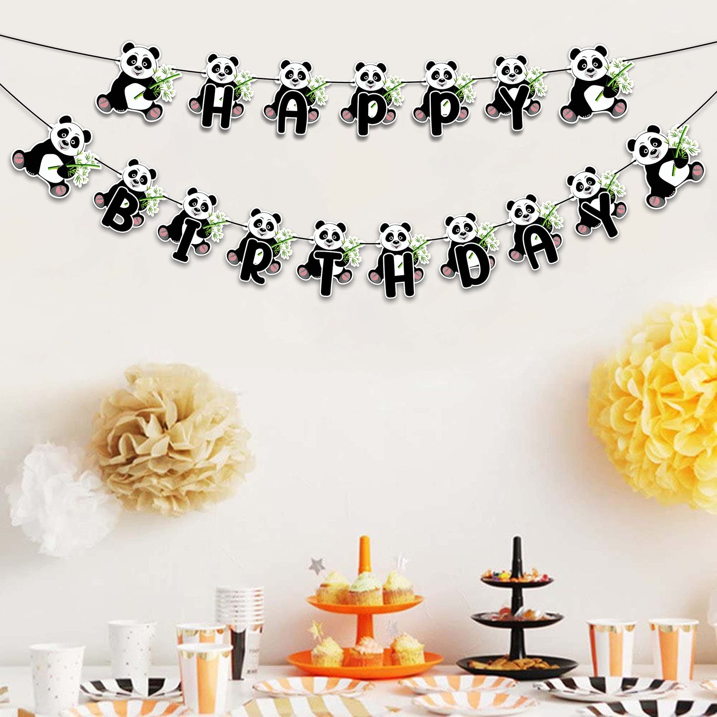 Seyal Panda Happy Birthday Banner