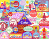 Springbok Coca-Cola Outdoor Escape 1000 Piece Puzzle for Adults - Colorful Coca Cola Collage