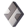 Bepuzzled | Diamond Hanayama Metal Brainteaser Puzzle Mensa Rated Level 1, For Ages 12 And Up
