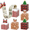 Sinasasspel 6Pcs Christmas Money Box For Cash Pull Surprise Gift Box Money Explosion Holder Santa, Reindeer, Holiday Diy Money Roll Boxes Pull Out Present Xmas Party Supplies