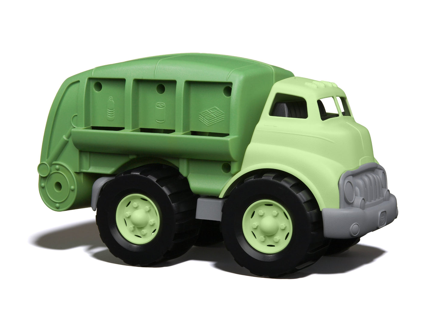 Green Toys Recycling Truck in Green Color - BPA and Phthalates Free Garbage Truck for Improving Gross Motor, Fine Motor Skills.