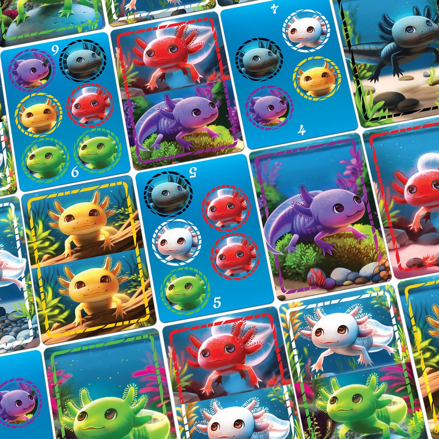 Messy Table Games A Lotta Axolotls | New Lighthearted Card Game | Great For Game Night | Perfect For Kids And Adults | Ages 6 An